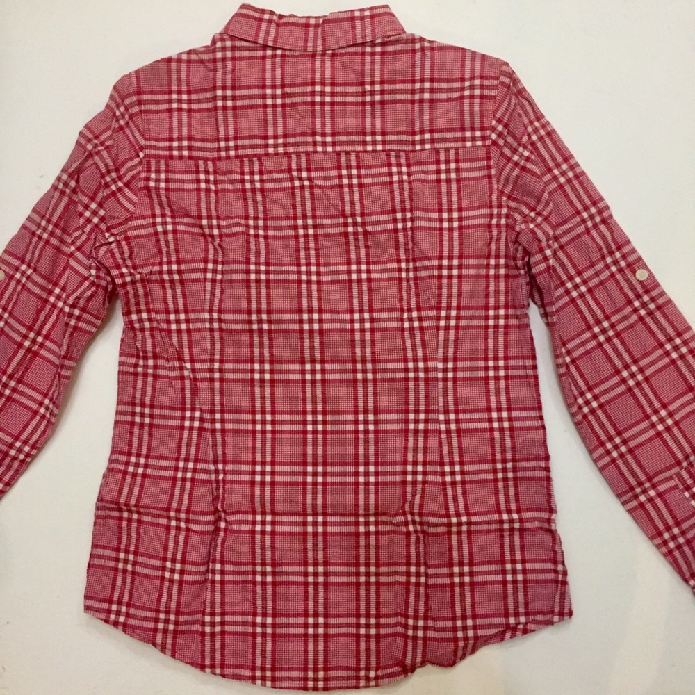2 for $15 Party Host Appreciation🌈 Cotton Plisse Seersucker Gingham Shirt - Picture 6 of 6
